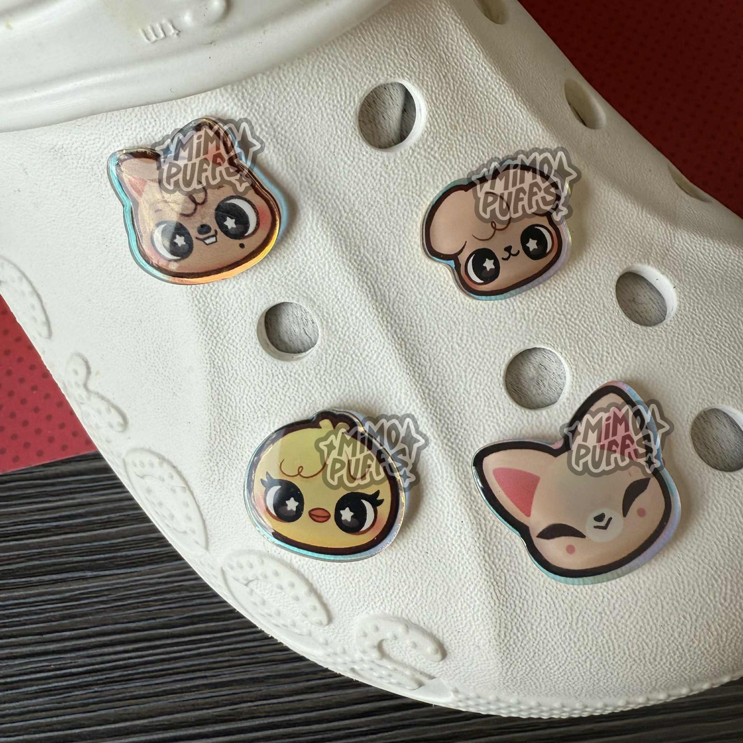 Sk Zoo Holographic Shoe Charms