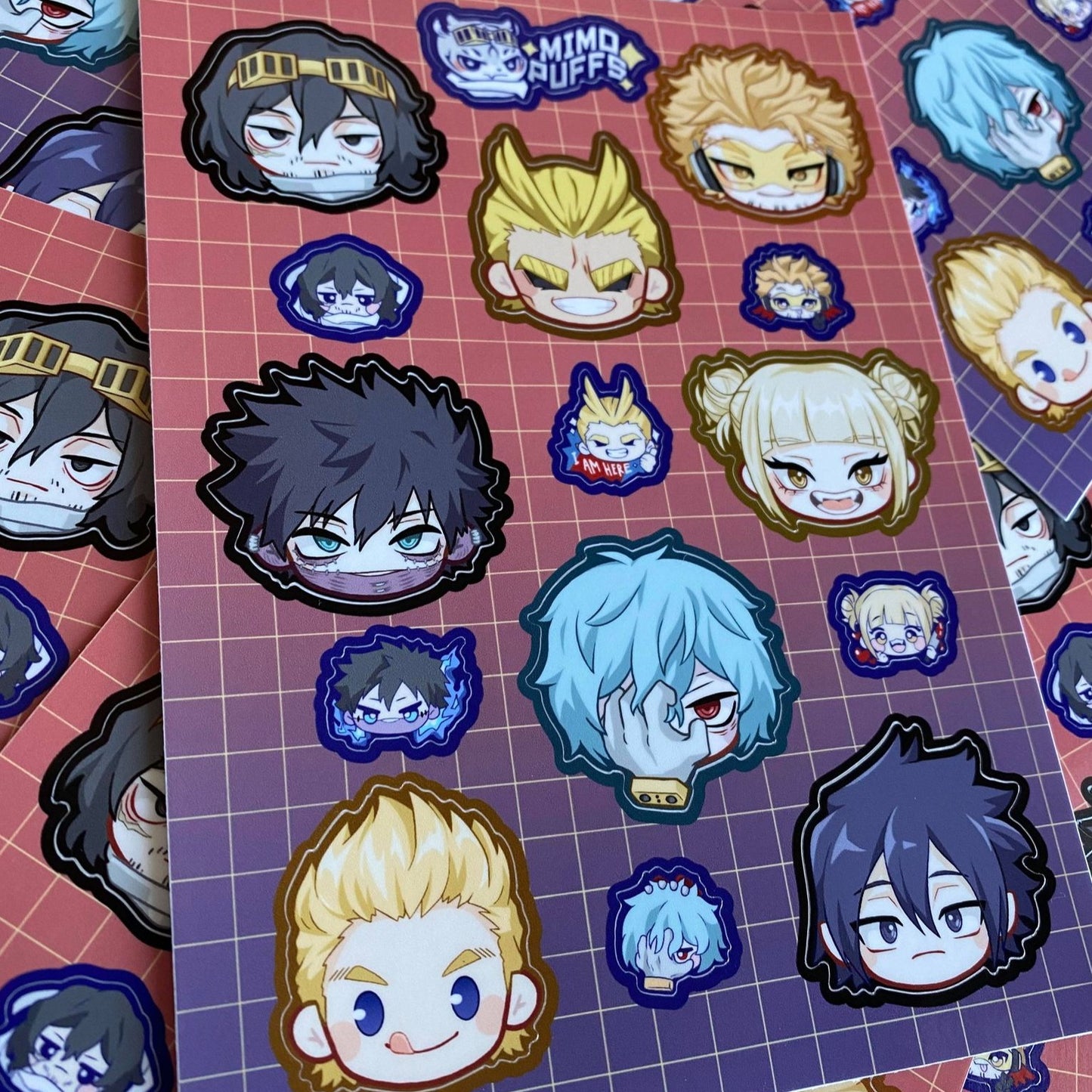 Hero & Villain Sticker Sheet