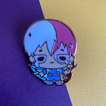 Load image into Gallery viewer, [FLAW/DISCOUNTED] Hero Crybaby Enamel Pin
