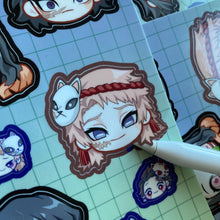 Load image into Gallery viewer, [FLAW/DISCOUNTED] DS Kids Sticker Sheet
