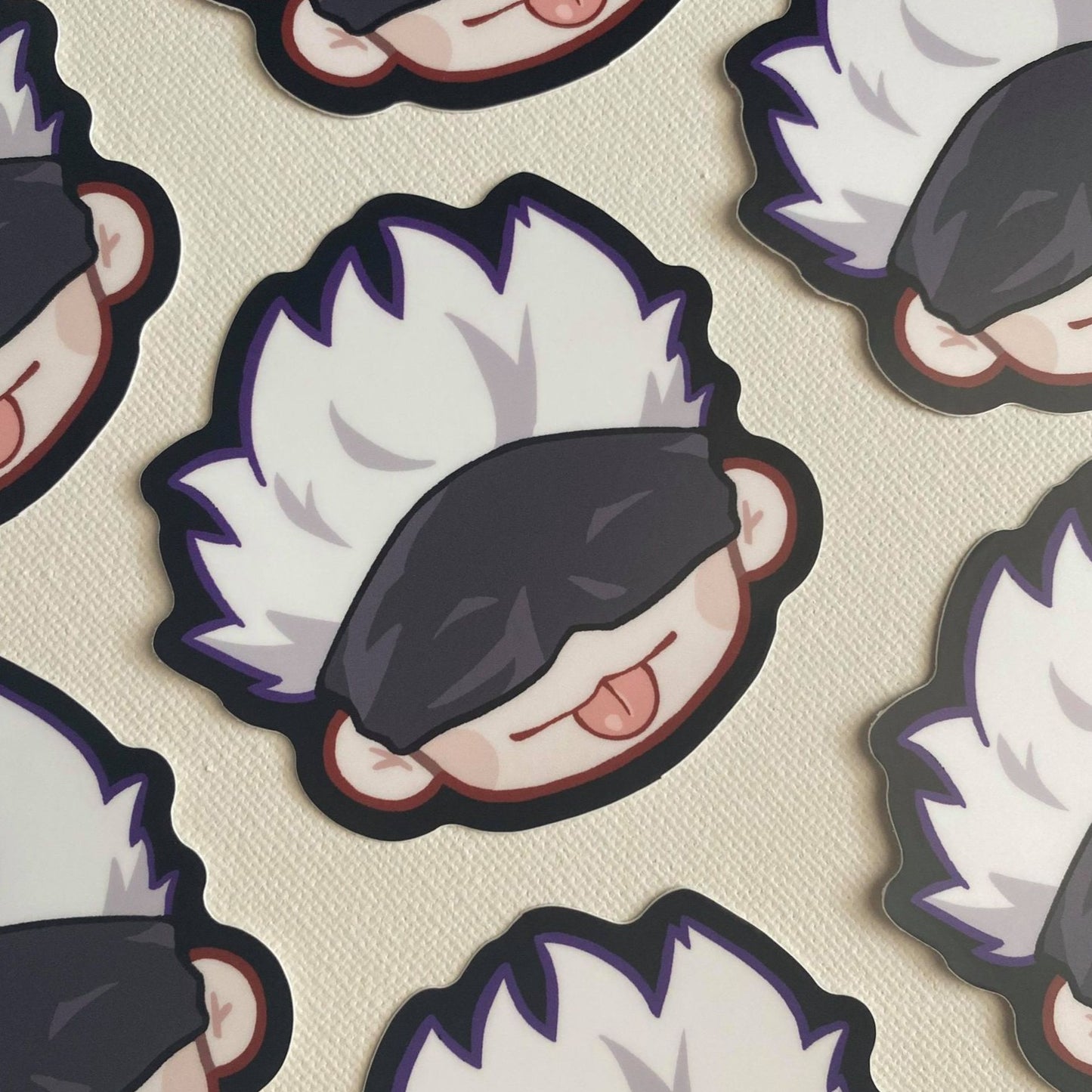 J J K 3" Head Stickers