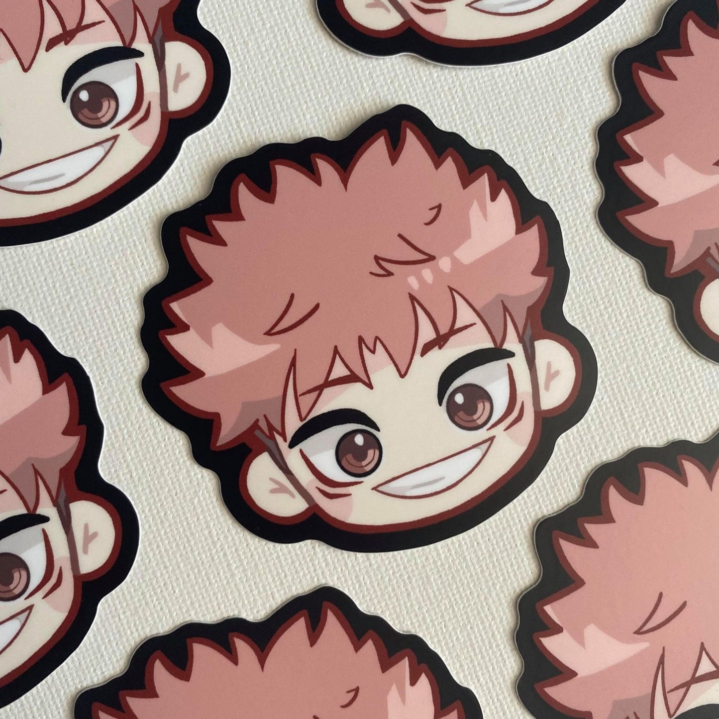 J J K 3" Head Stickers
