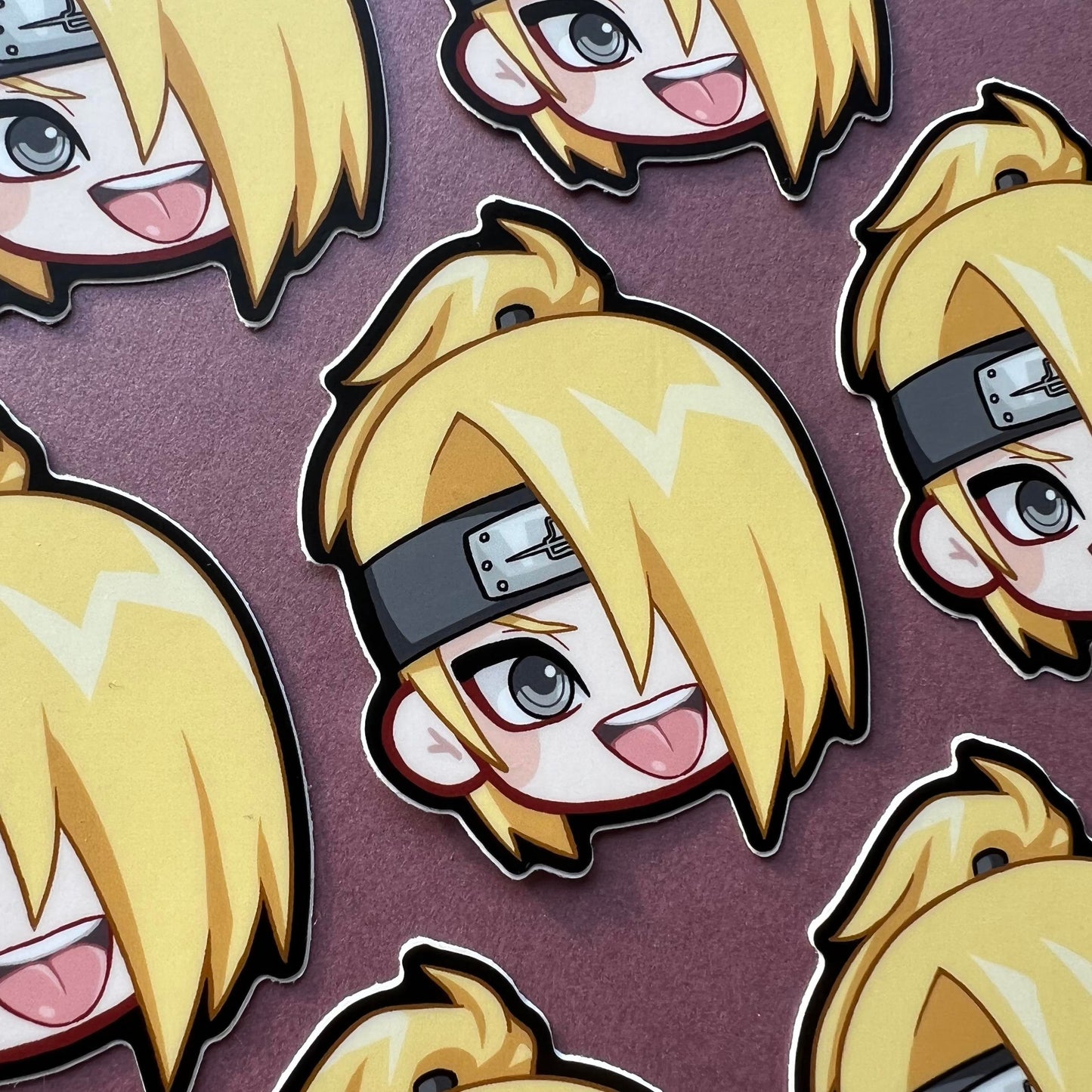 Ninja 3" Head Stickers