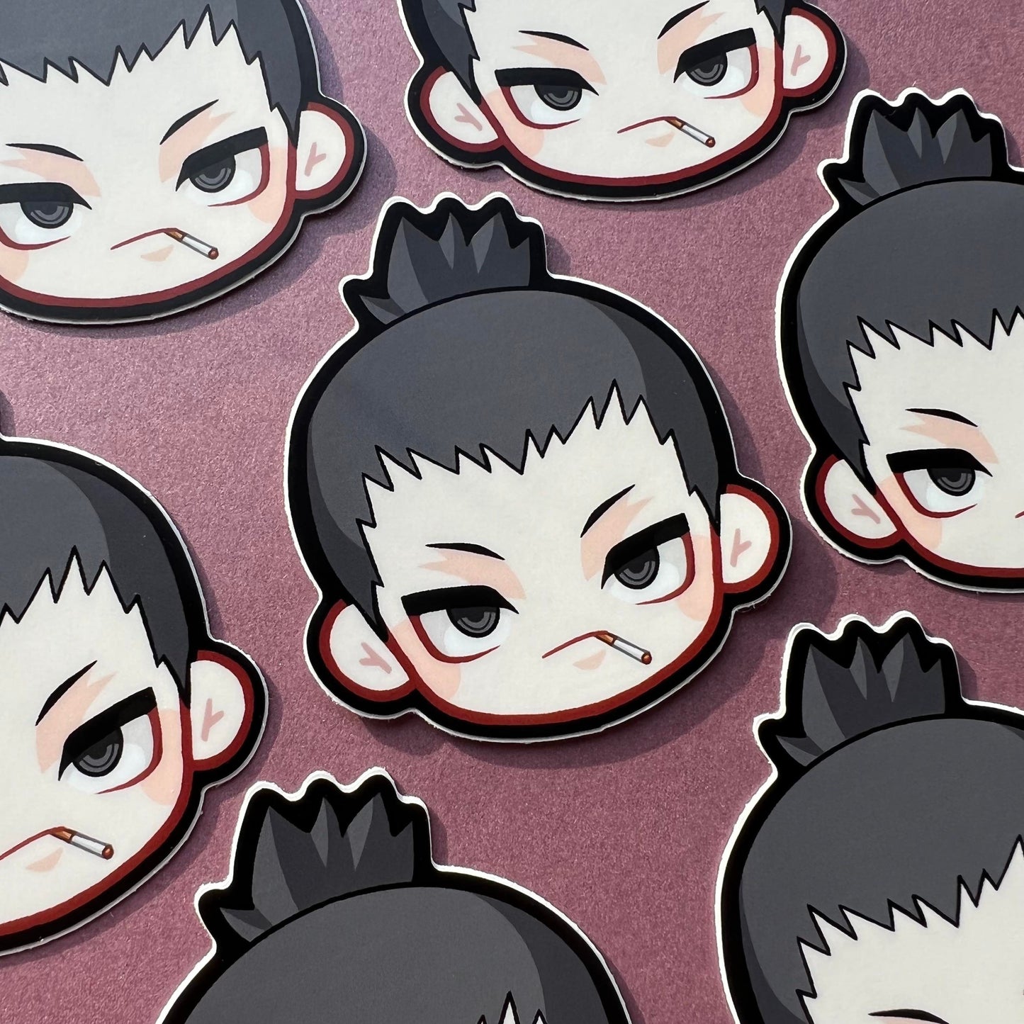 Ninja 3" Head Stickers