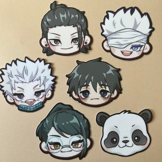 J J K Zero 3" Head Stickers