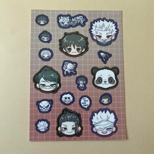 [LTD] J J K Zero Sticker Sheet