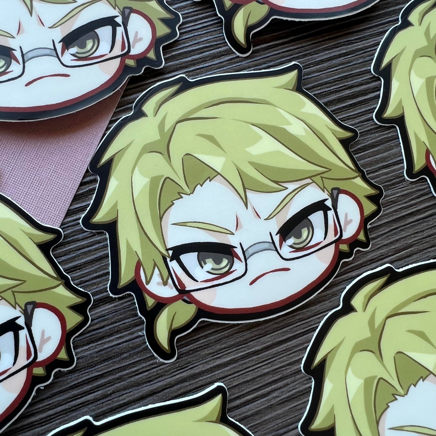 B S D 3" Head Stickers