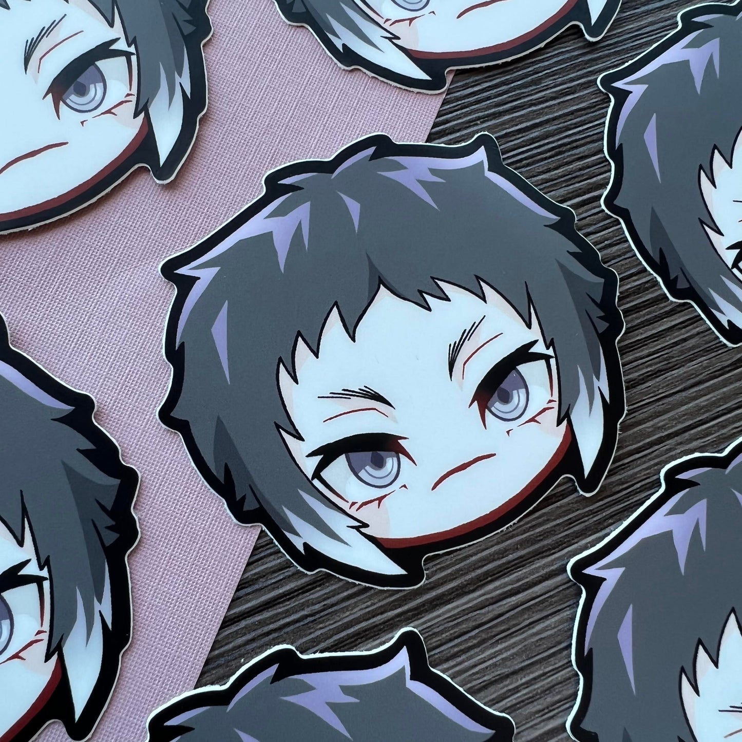 B S D 3" Head Stickers