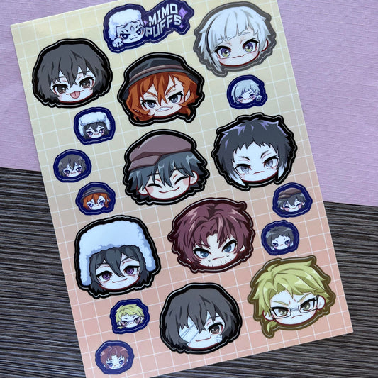 B S D Sticker Sheet