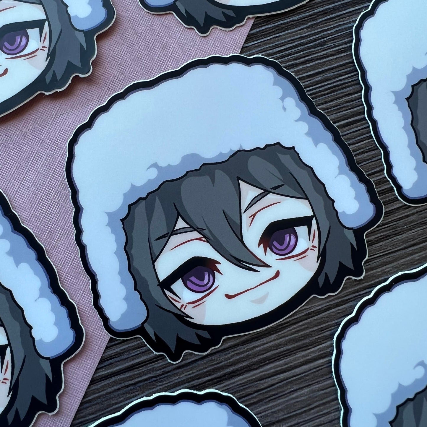 B S D 3" Head Stickers