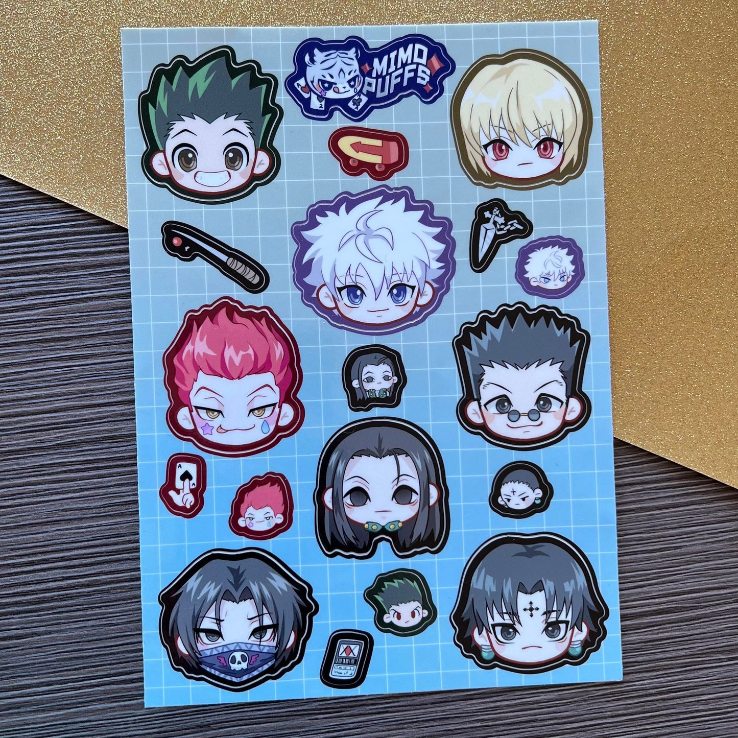 H x H Sticker Sheet