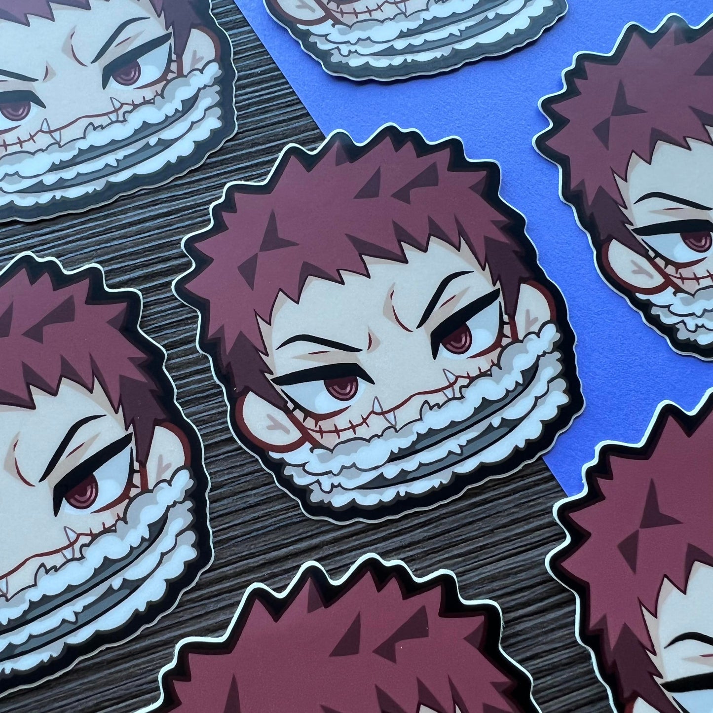 O P 3" Head Stickers