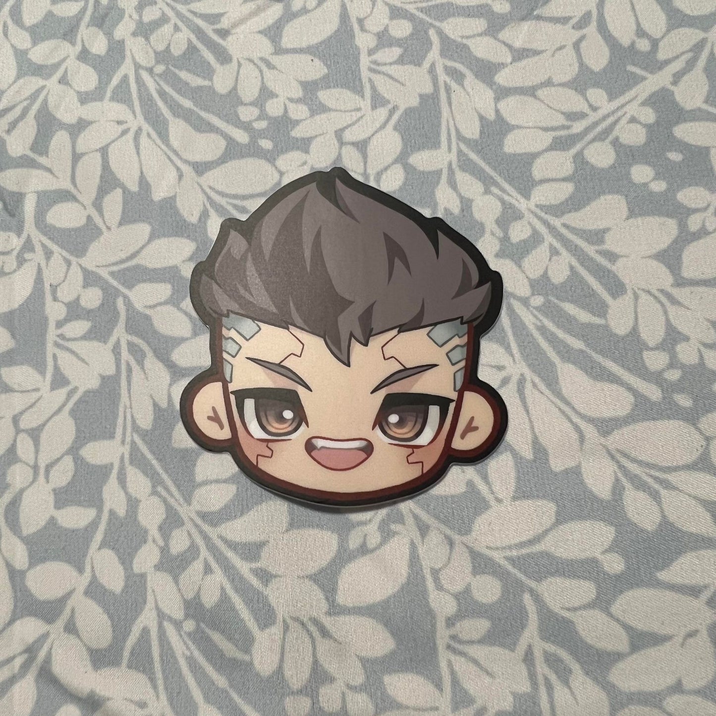 Cyber 3" Head Stickers