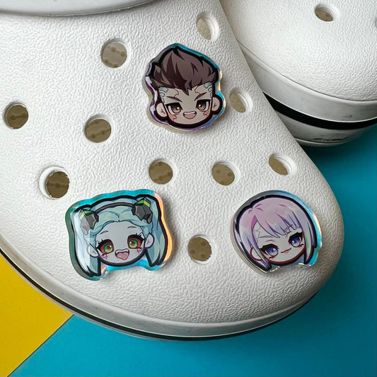 Cyber Holographic Croc Charms Vol 1