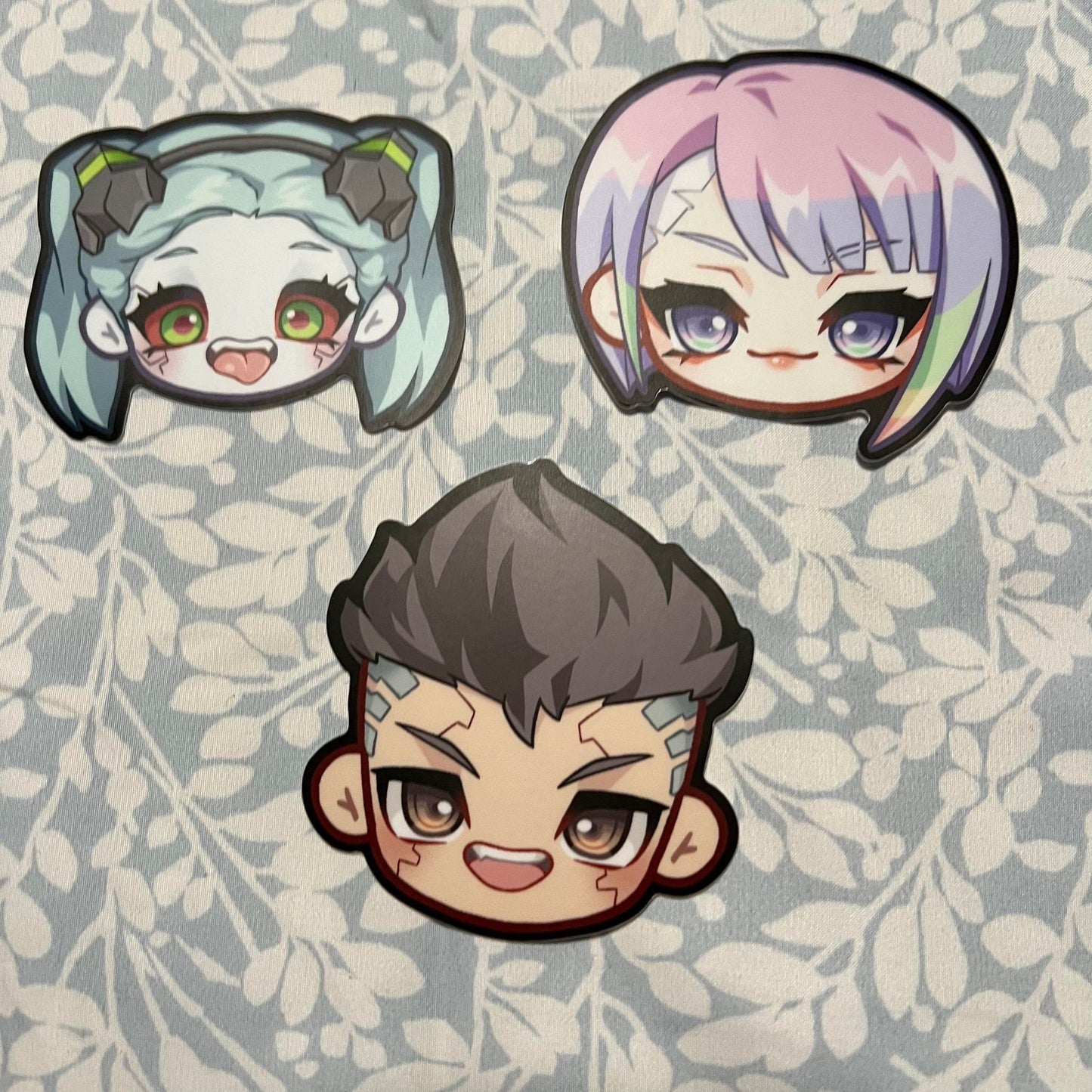 Cyber 3" Head Stickers