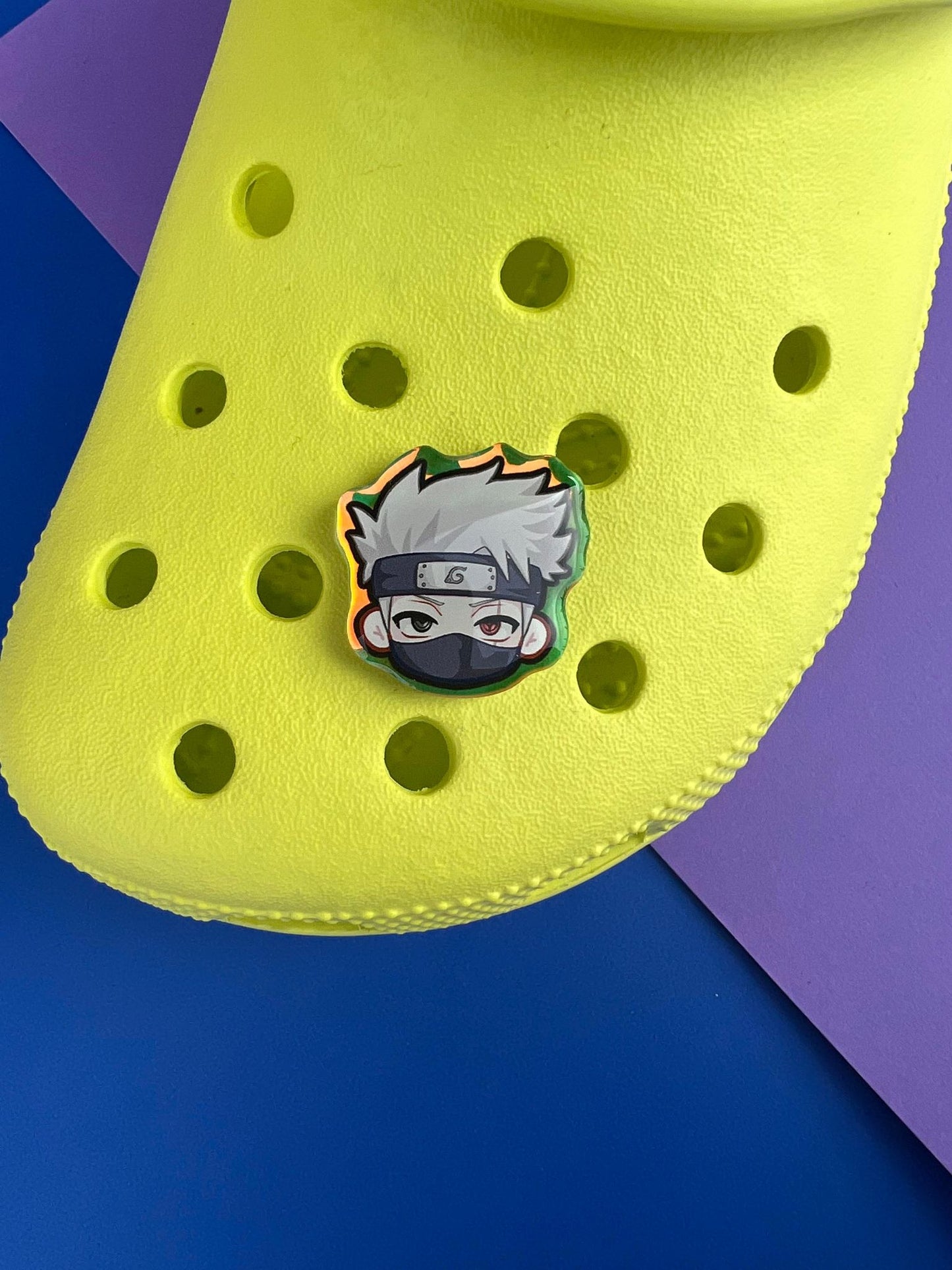 Ninja Holographic Croc Charms