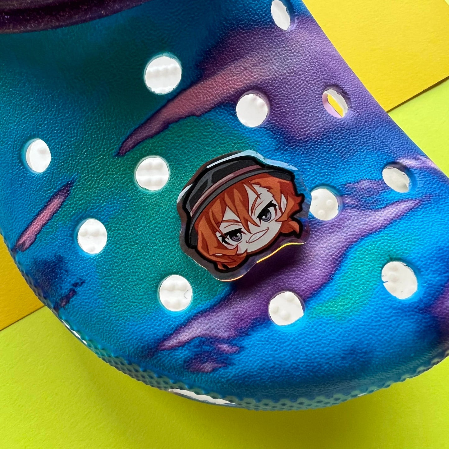 Bungo Holographic Croc Charms