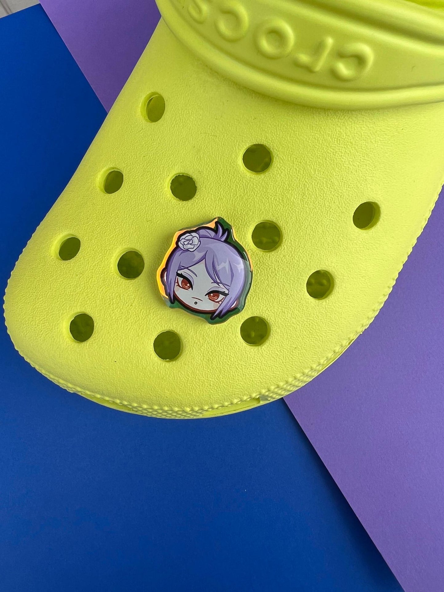 Ninja Holographic Croc Charms
