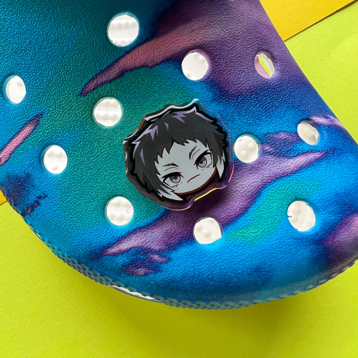 Bungo Holographic Croc Charms