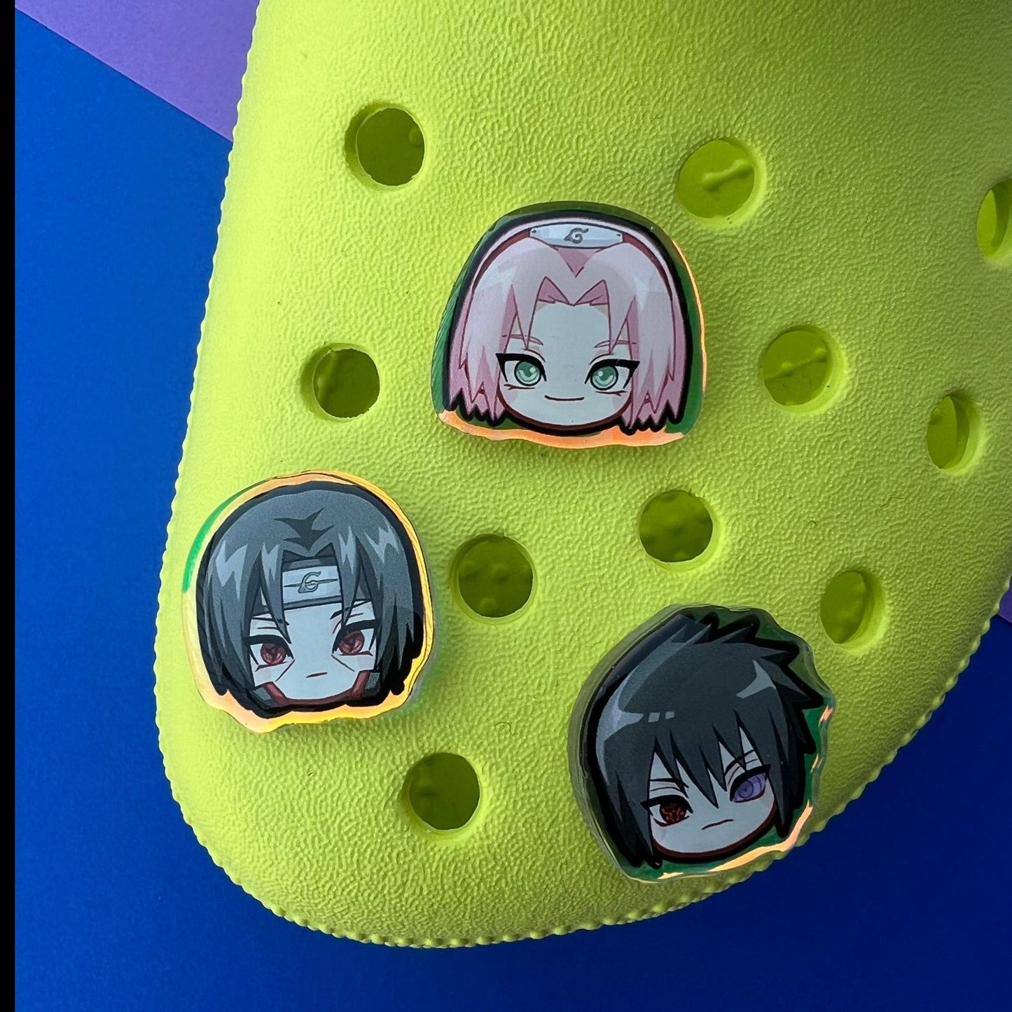 Ninja Holographic Croc Charms