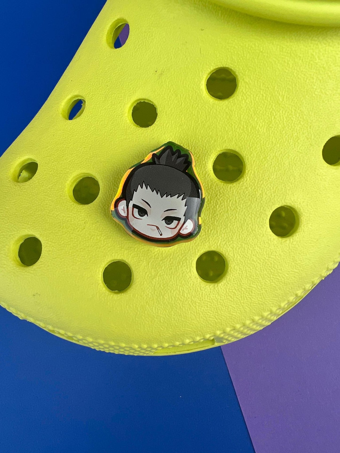 Ninja Holographic Croc Charms
