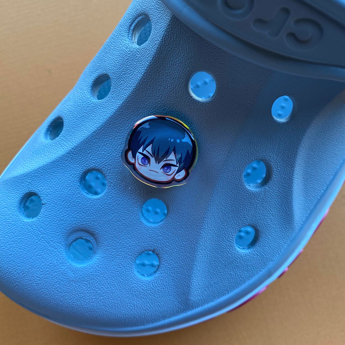 H Q !! Holographic Croc Charms