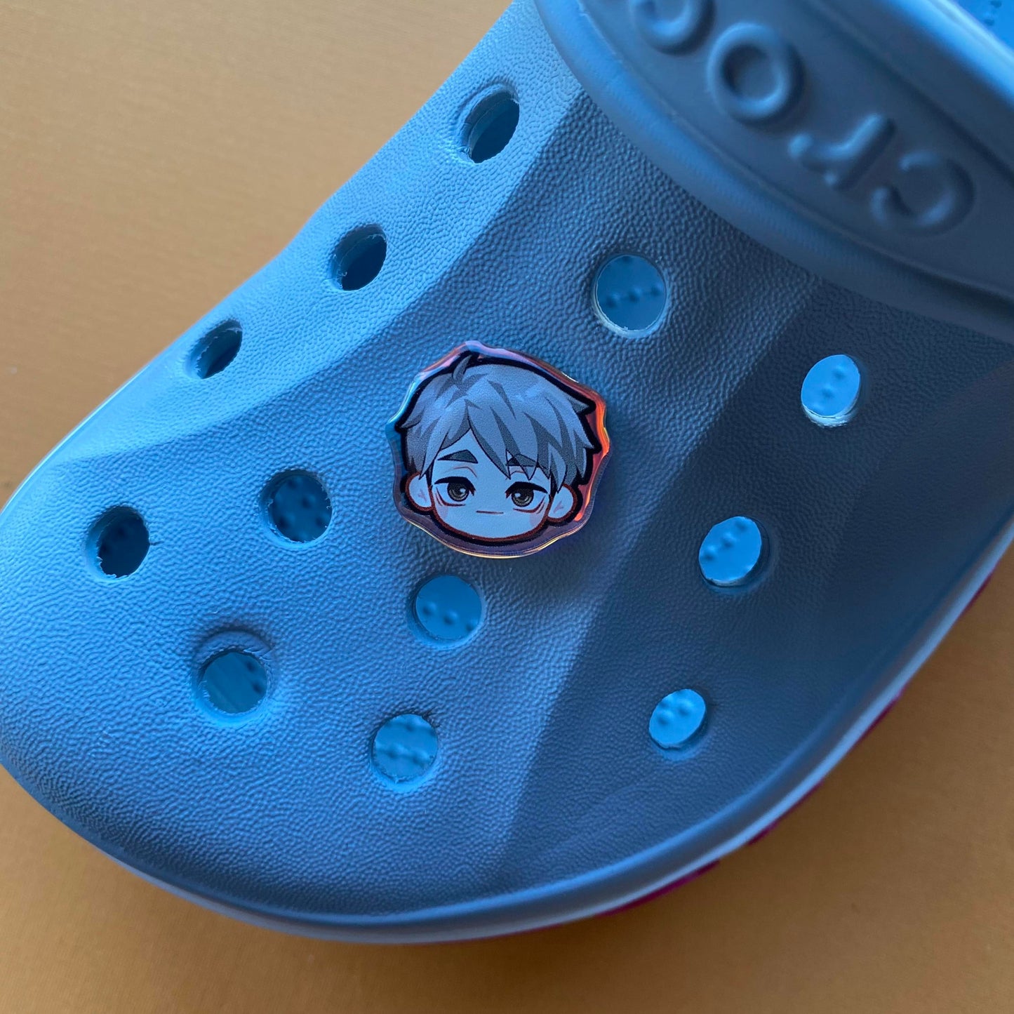 H Q !! Holographic Croc Charms