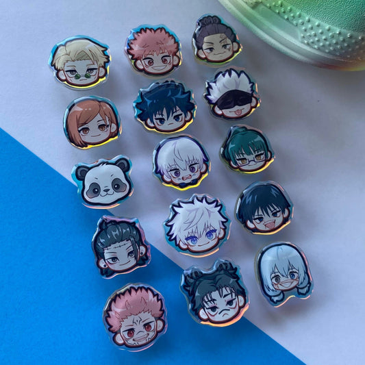 J J K Holographic Croc Charms