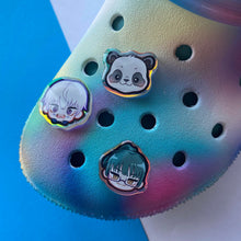 Load image into Gallery viewer, J J K Holographic Croc Charms
