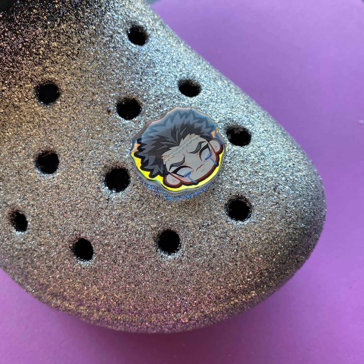 Slayer Holographic Croc Charms