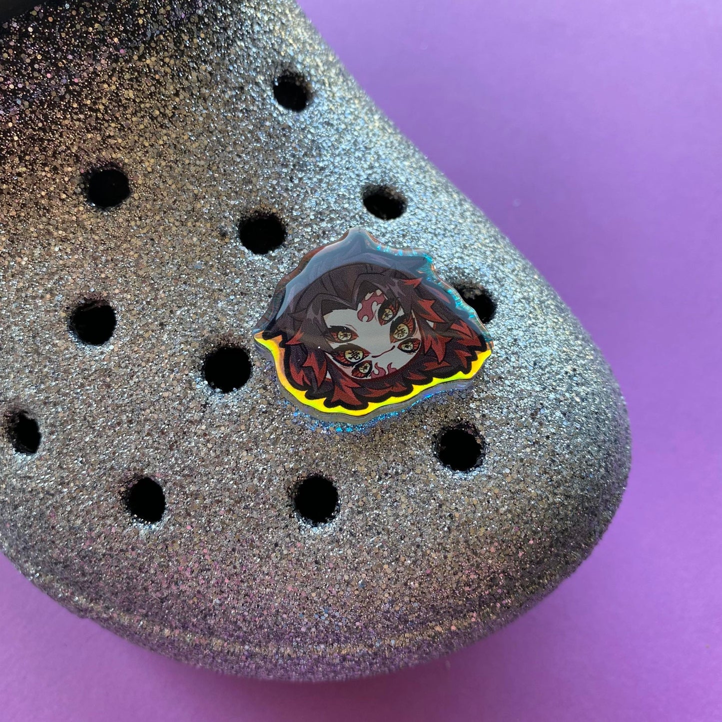 Slayer Holographic Croc Charms