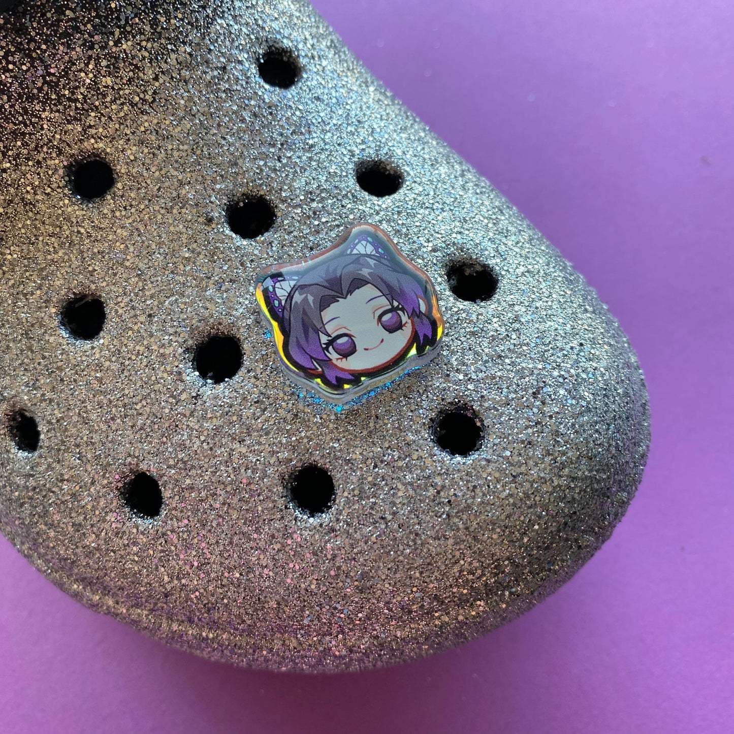 Slayer Holographic Croc Charms