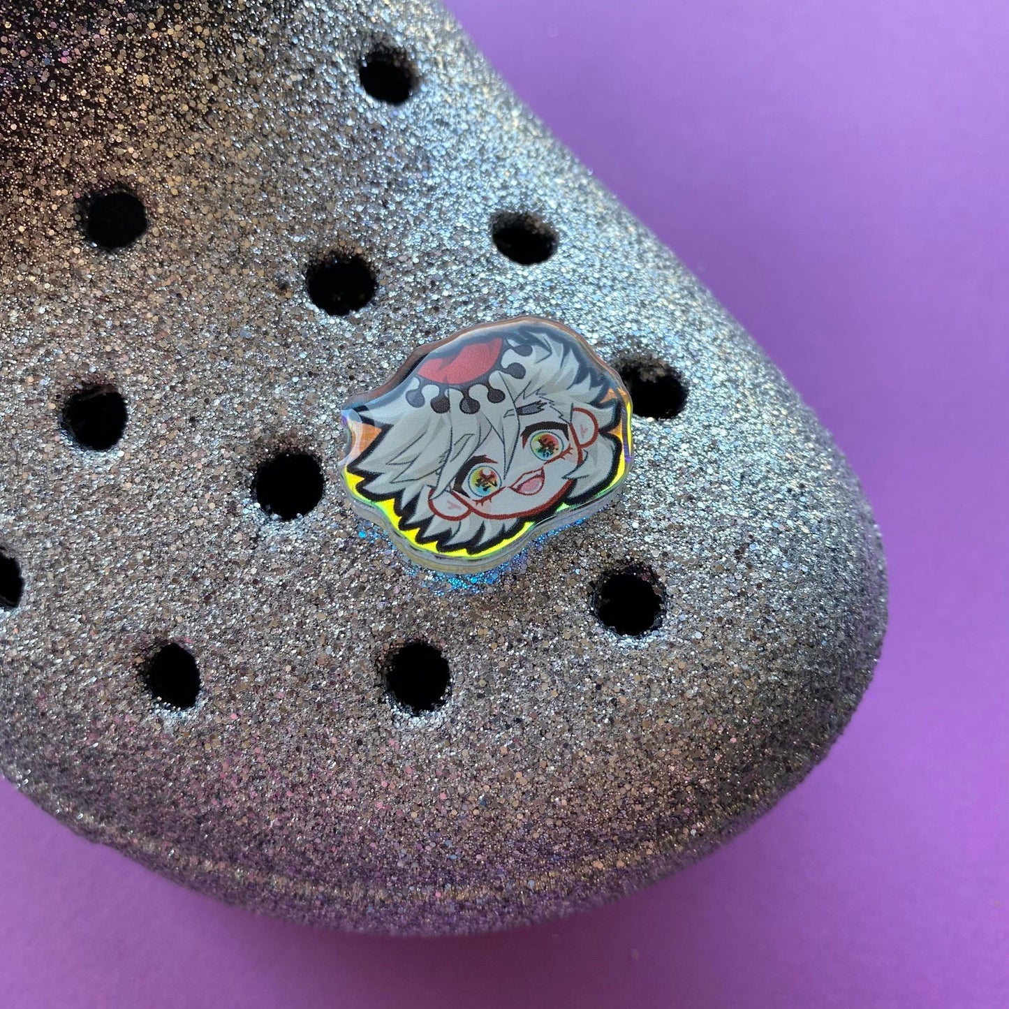 Slayer Holographic Croc Charms