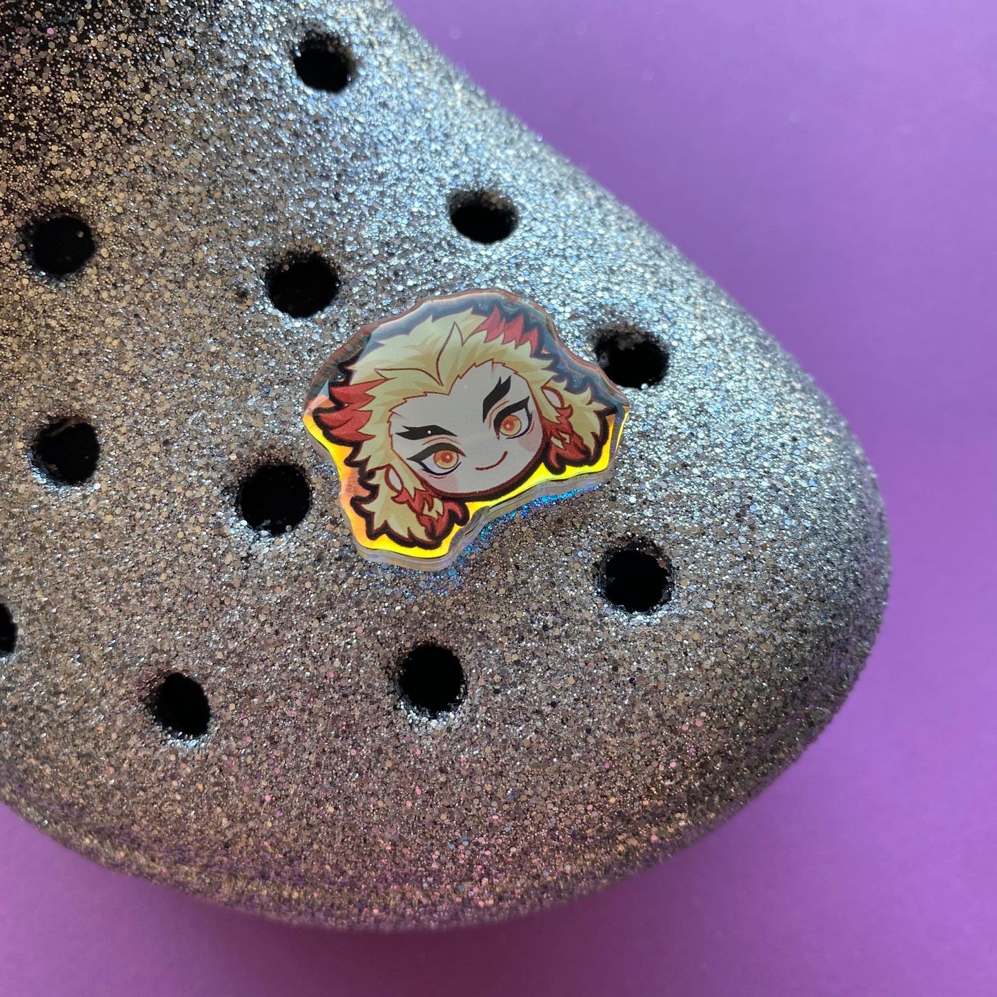 Slayer Holographic Croc Charms