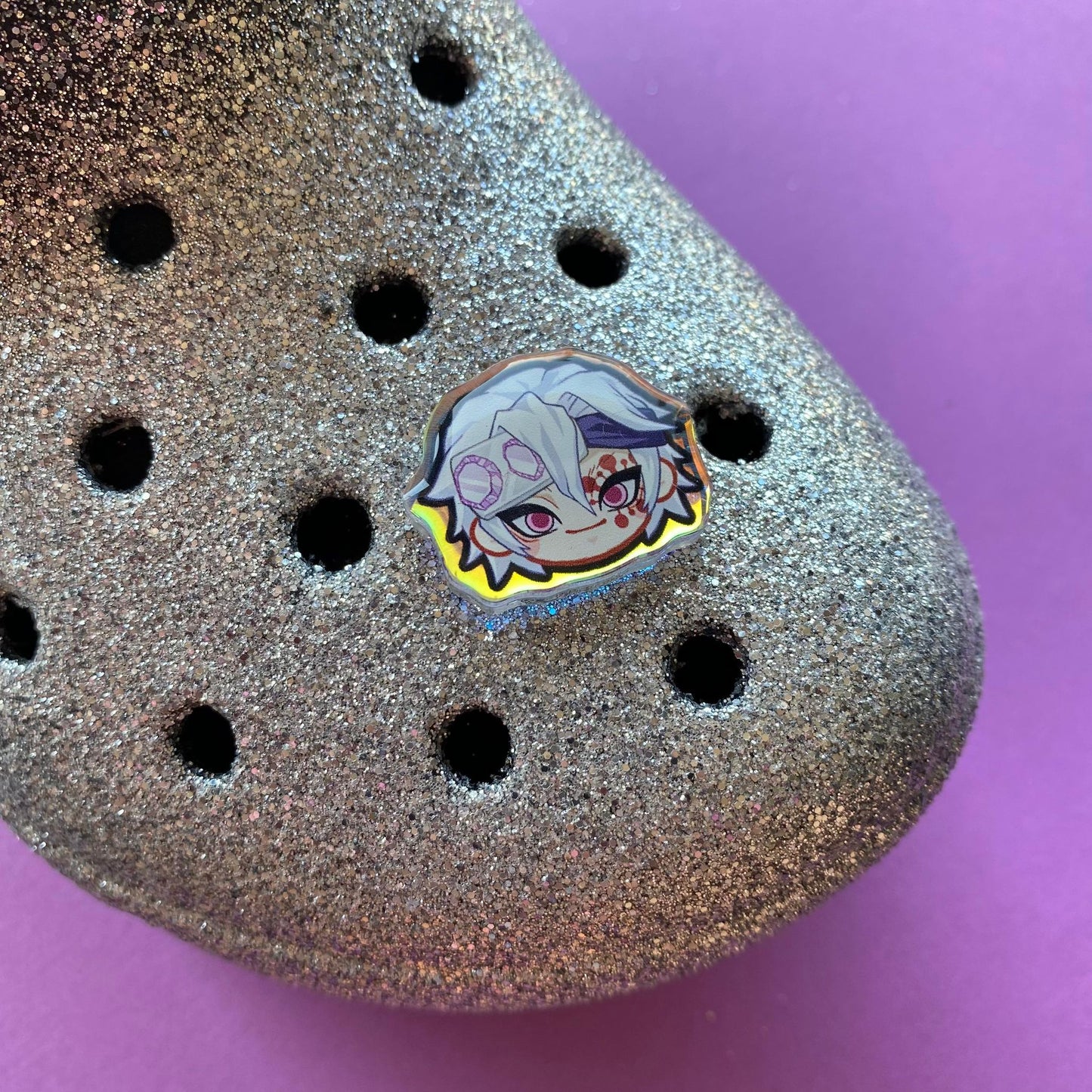 Slayer Holographic Croc Charms