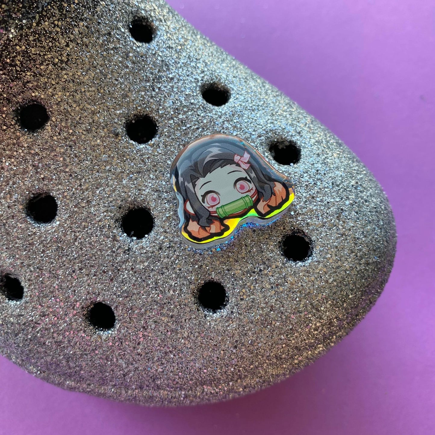 Slayer Holographic Croc Charms