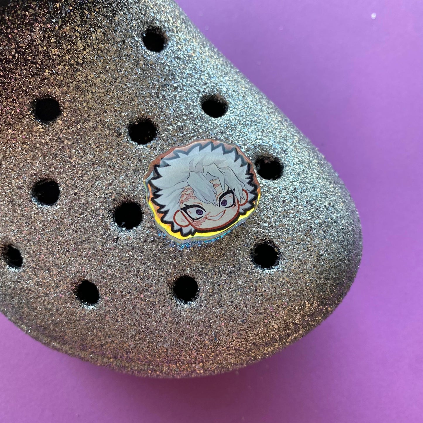 Slayer Holographic Croc Charms
