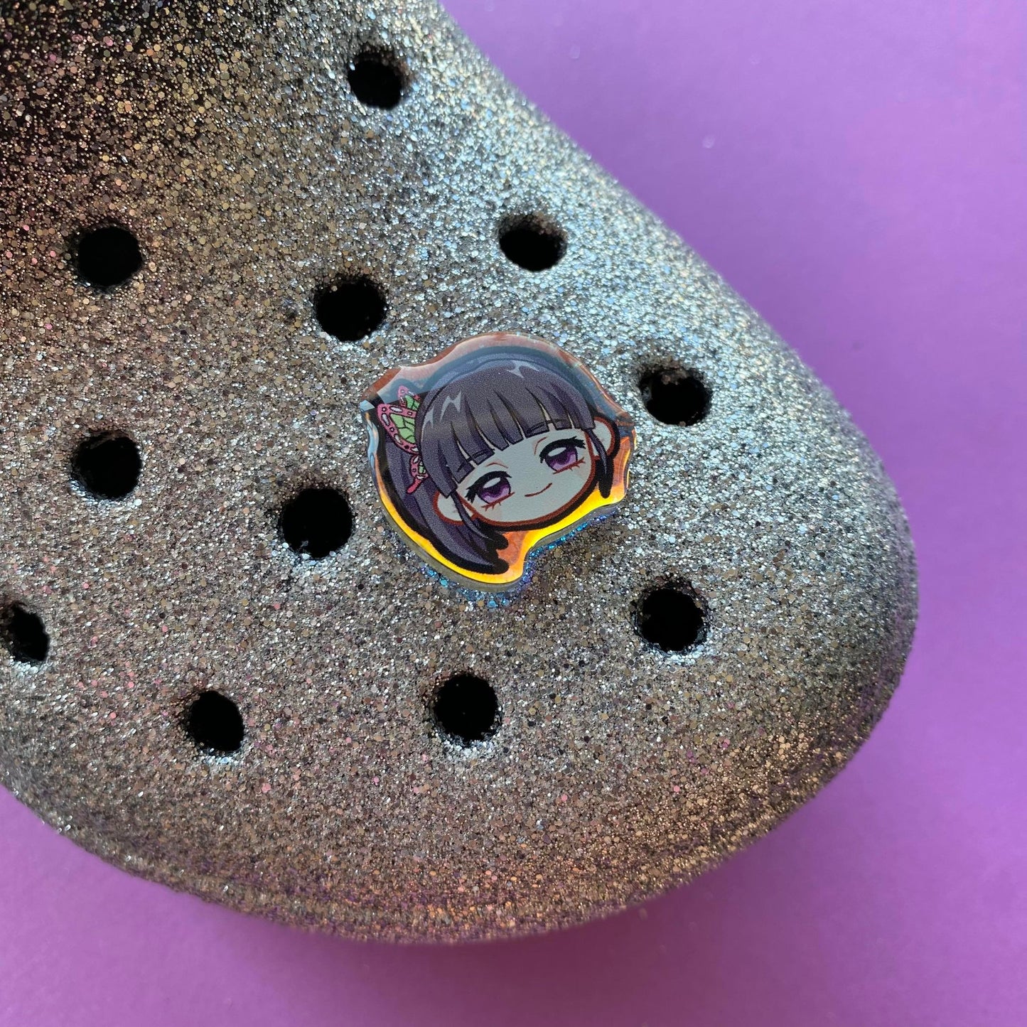 Slayer Holographic Croc Charms