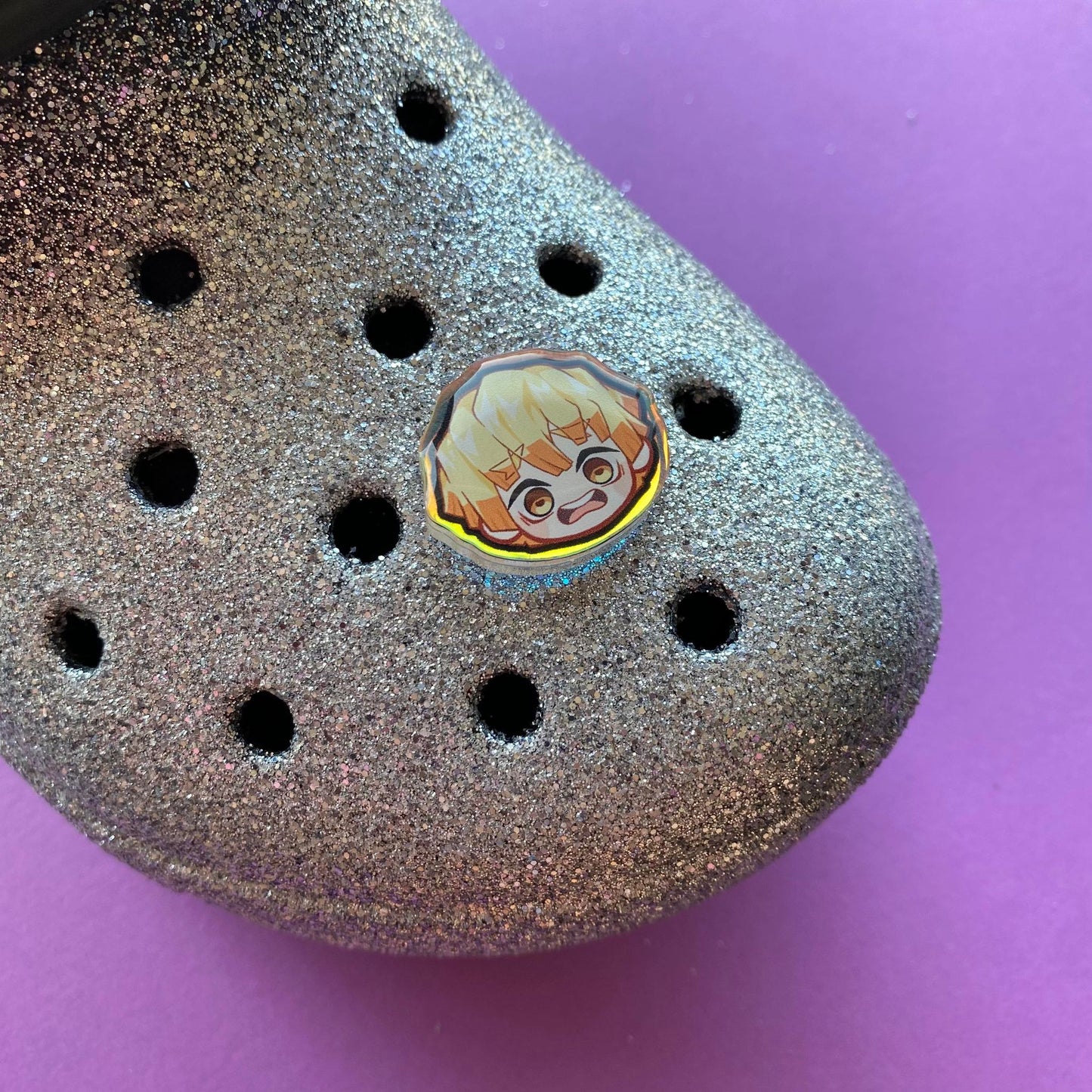 Slayer Holographic Croc Charms