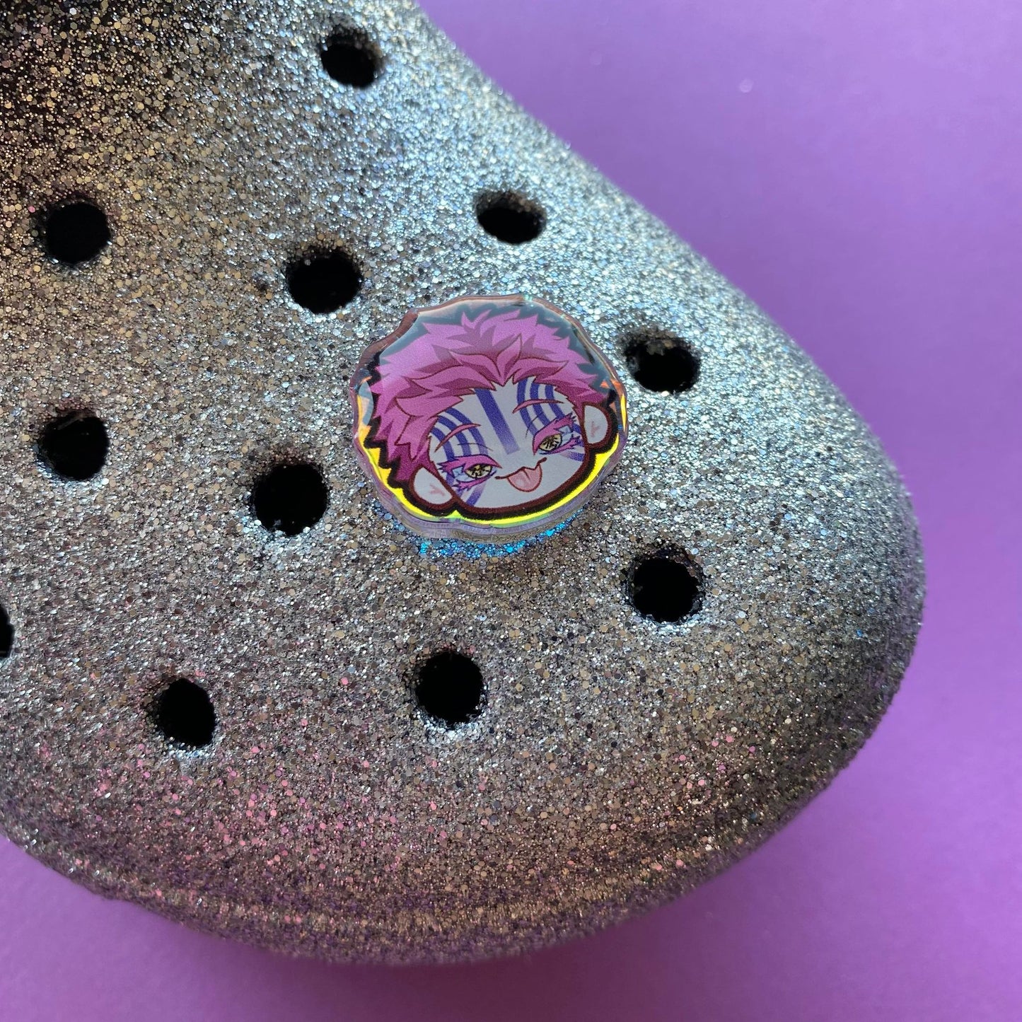 Slayer Holographic Croc Charms