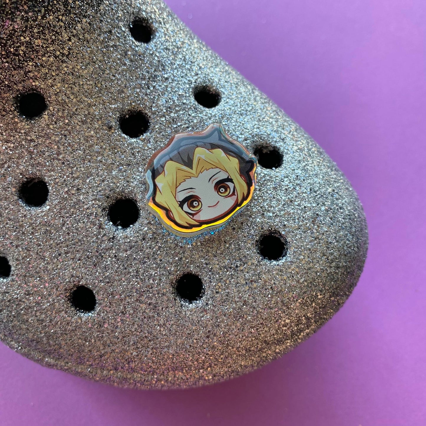 Slayer Holographic Croc Charms