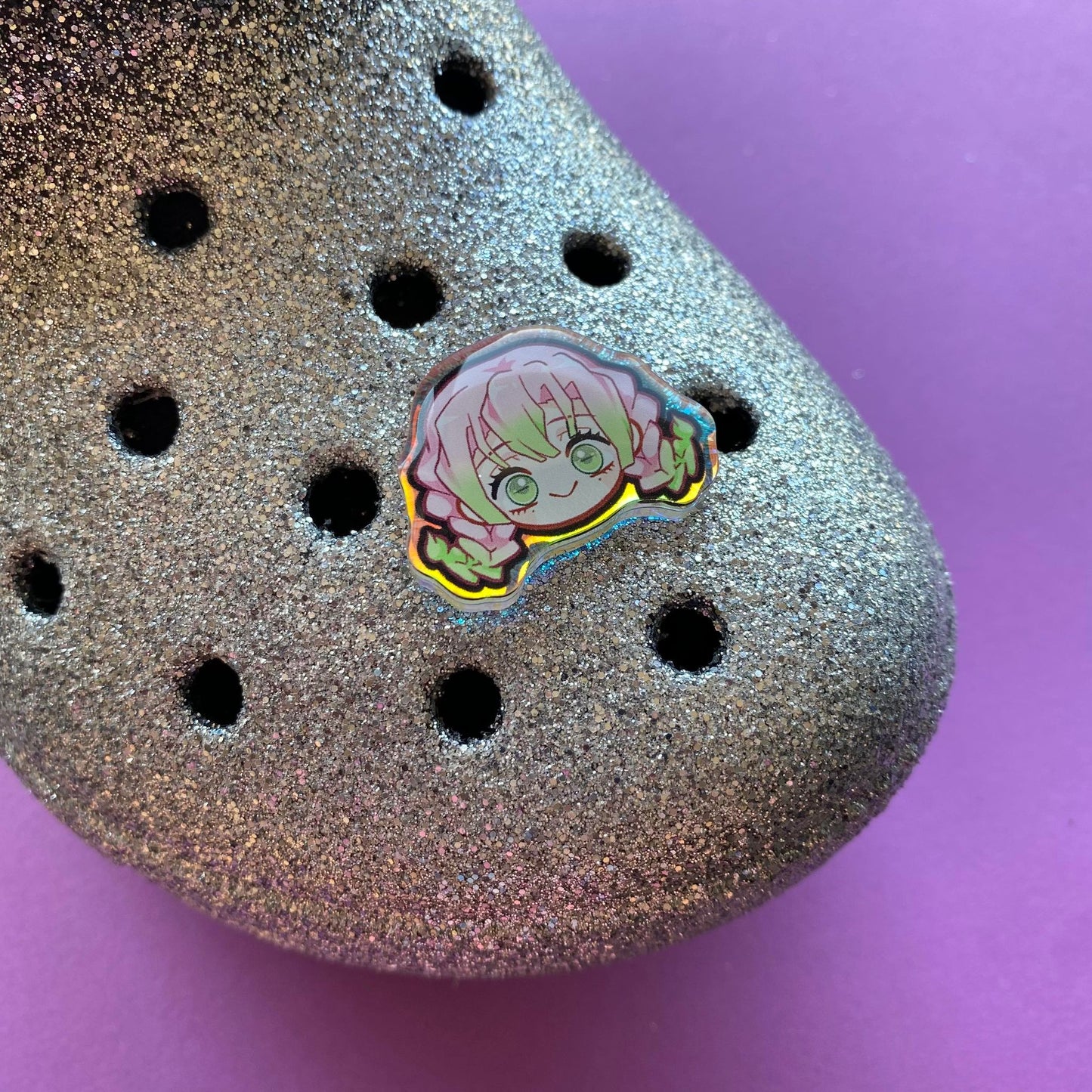 Slayer Holographic Croc Charms