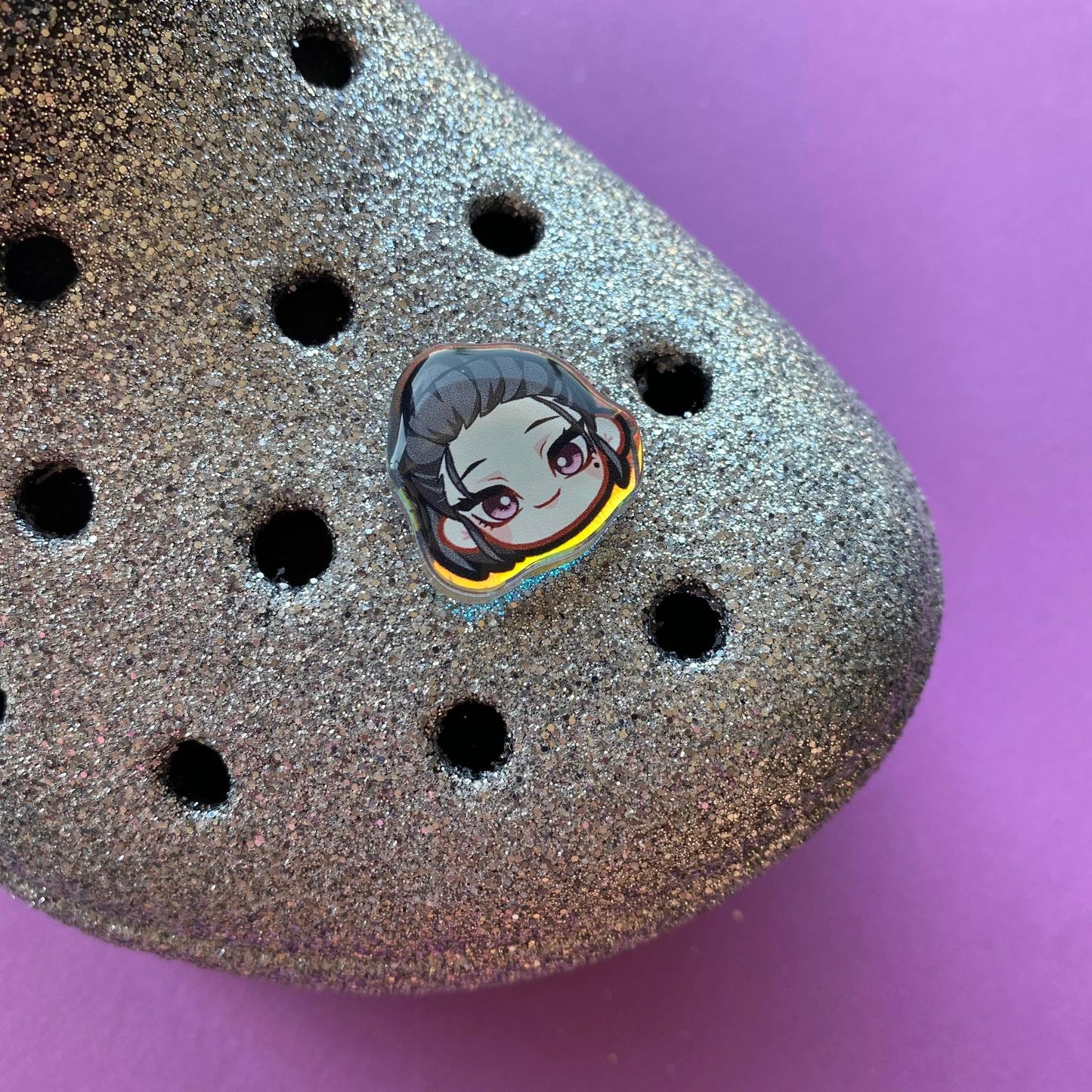 Slayer Holographic Croc Charms