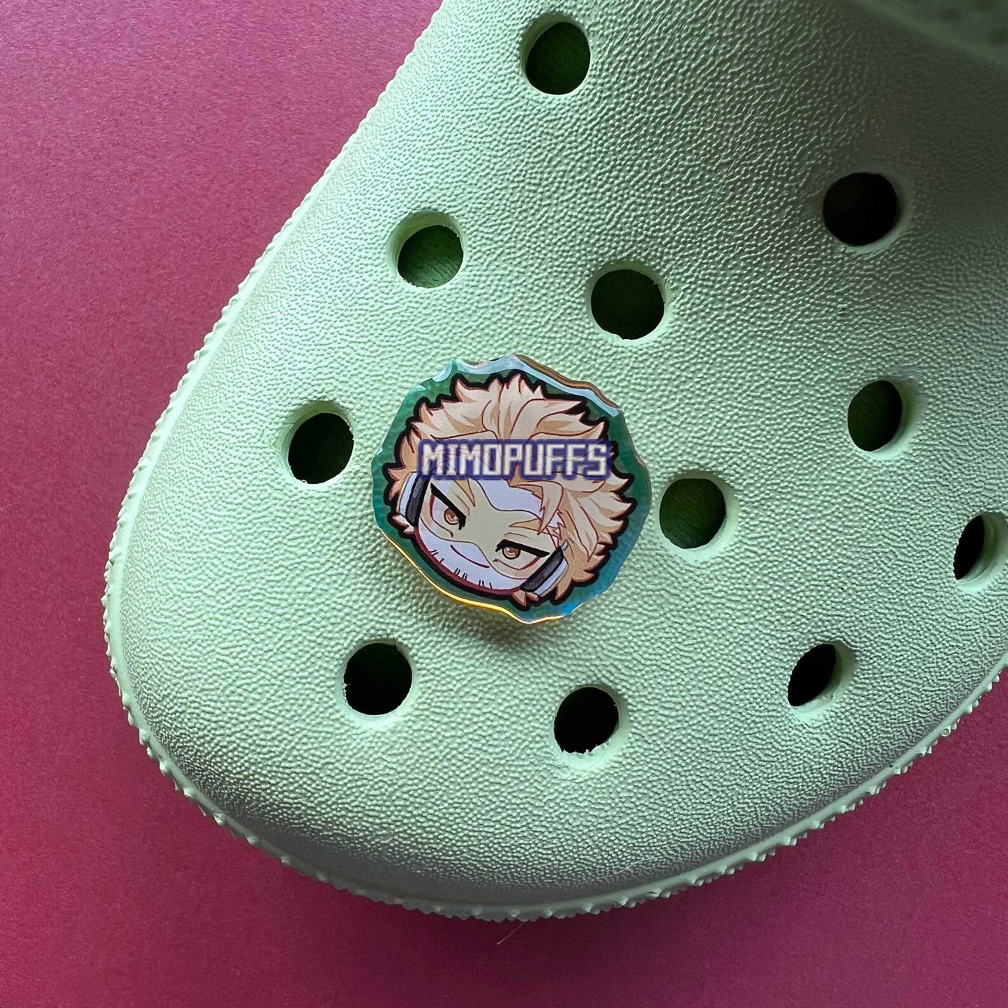 Hero Holographic Croc Charms