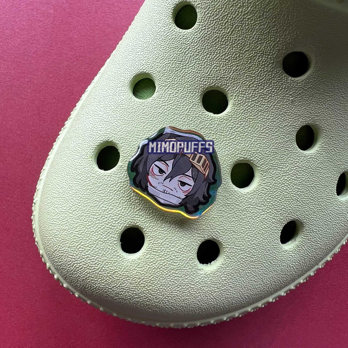 Hero Holographic Croc Charms