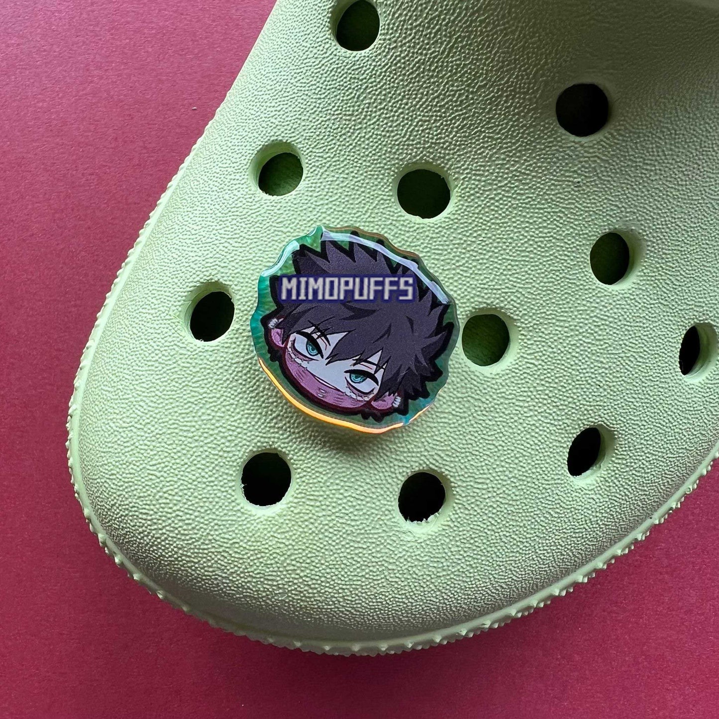 Hero Holographic Croc Charms