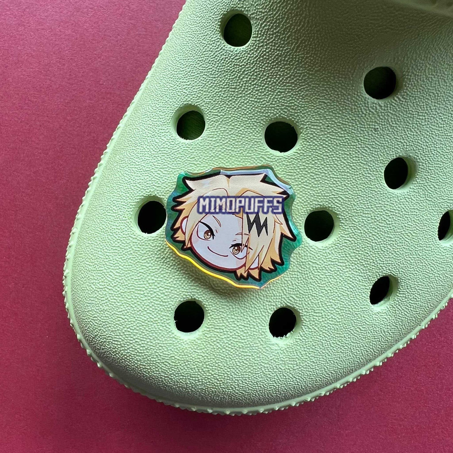 Hero Holographic Croc Charms