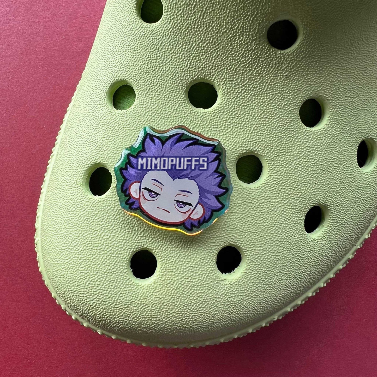 Hero Holographic Croc Charms