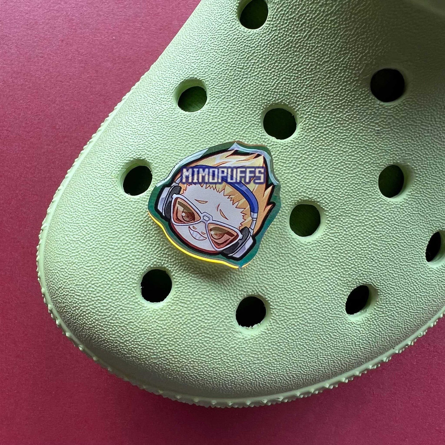 Hero Holographic Croc Charms