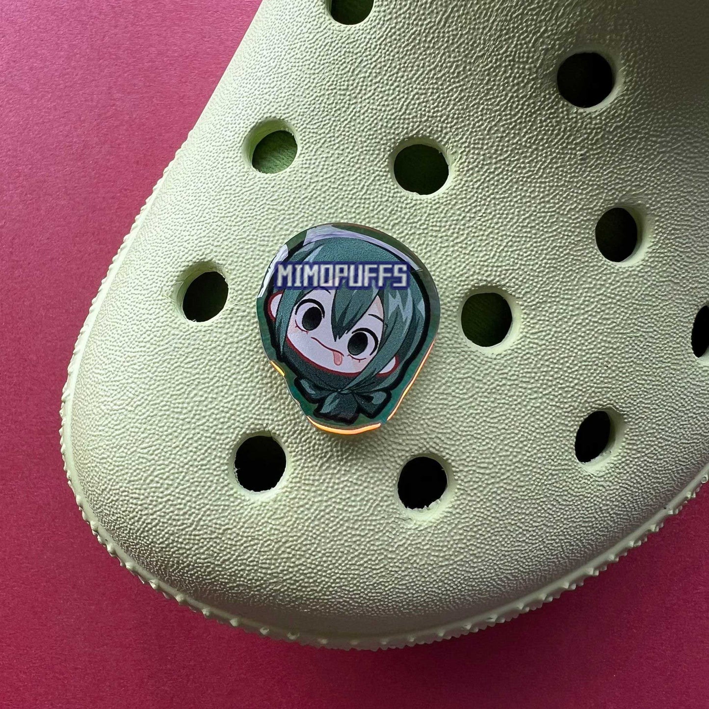 Hero Holographic Croc Charms